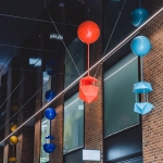 Delicate and Playful Sculptures Hang Mid-Air in Pedestrian Walkway by UAP