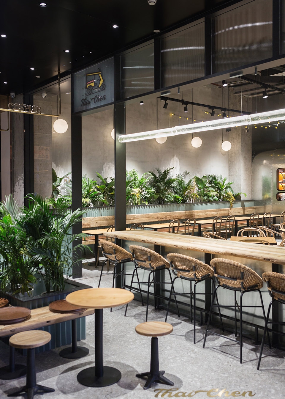 thai chen thai style tea restaurant china by pures design