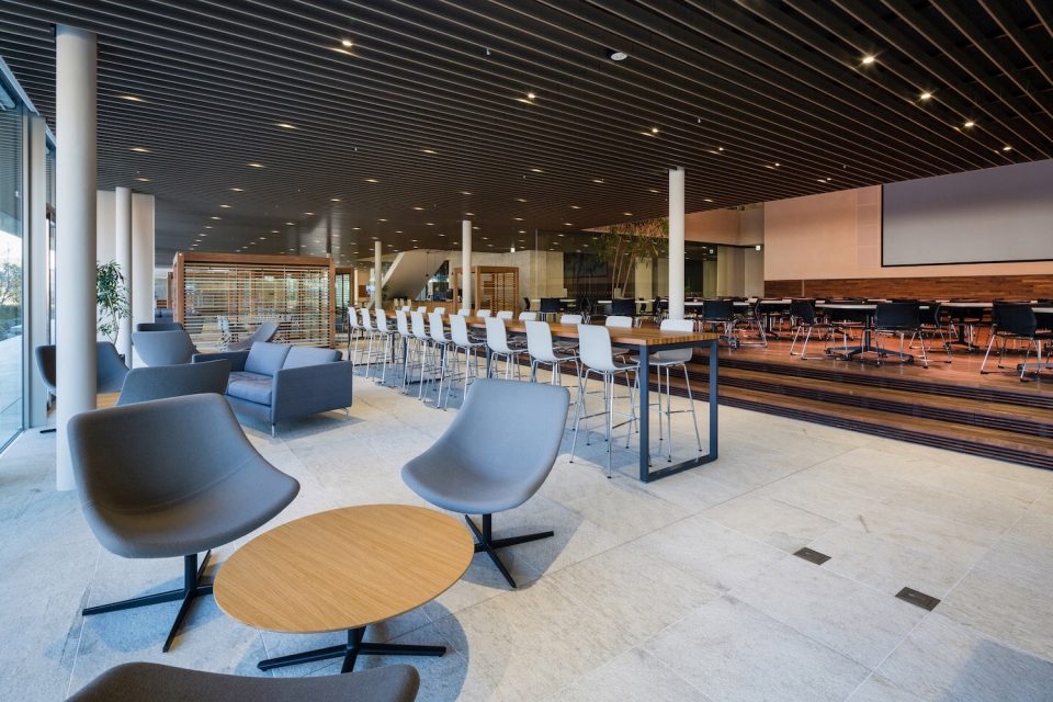 nicca innovation center by tetsuo kobori architects