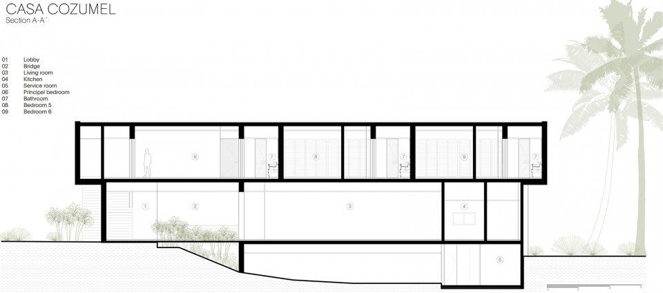 cozumel house by sordo madaleno arquitectos