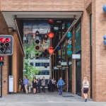 Delicate and Playful Sculptures Hang Mid-Air in Pedestrian Walkway by UAP