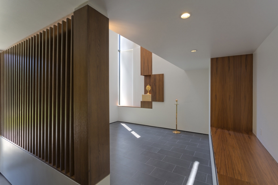 st pius chapel and prayer garden by eskew dumez ripple