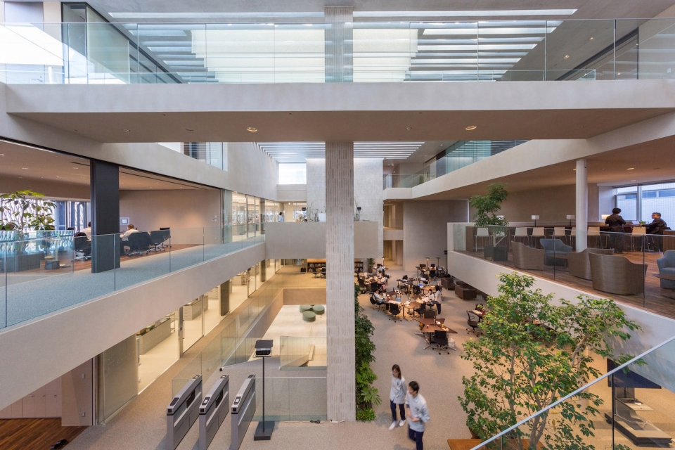 nicca innovation center by tetsuo kobori architects