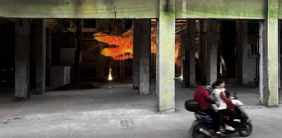a hesitating city china by thewhy art design