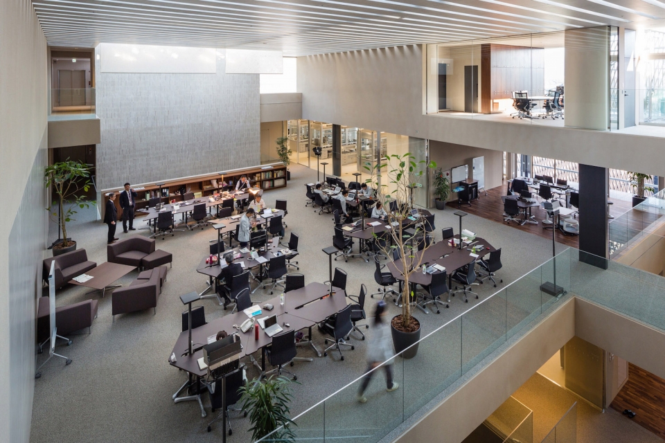nicca innovation center by tetsuo kobori architects