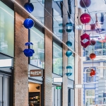 Delicate and Playful Sculptures Hang Mid-Air in Pedestrian Walkway by UAP
