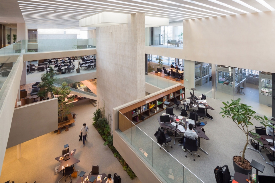 nicca innovation center by tetsuo kobori architects