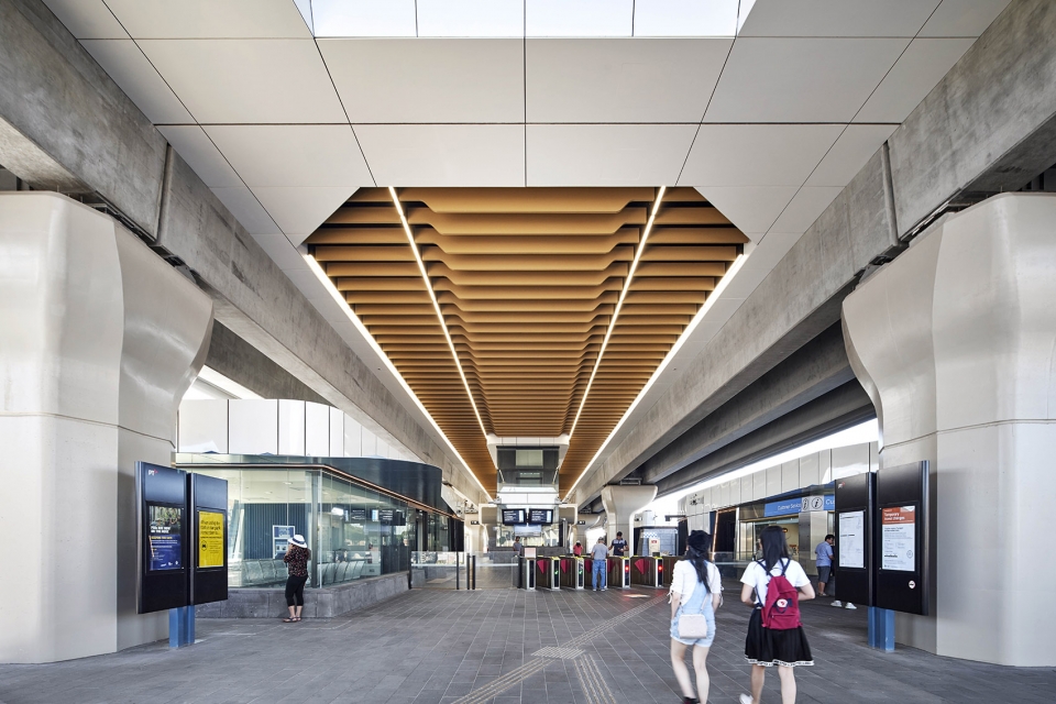 caulfield to dandenong level crossing removal by cox architecture