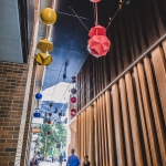 Delicate and Playful Sculptures Hang Mid-Air in Pedestrian Walkway by UAP