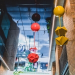 Delicate and Playful Sculptures Hang Mid-Air in Pedestrian Walkway by UAP