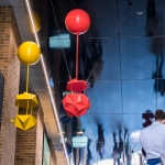 Delicate and Playful Sculptures Hang Mid-Air in Pedestrian Walkway by UAP