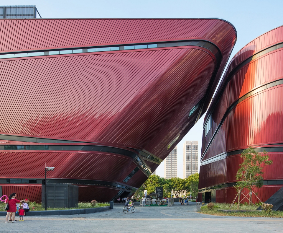 longgang cultural centre china by mecanoo and ccdi
