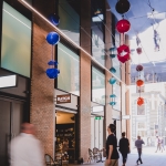 Delicate and Playful Sculptures Hang Mid-Air in Pedestrian Walkway by UAP