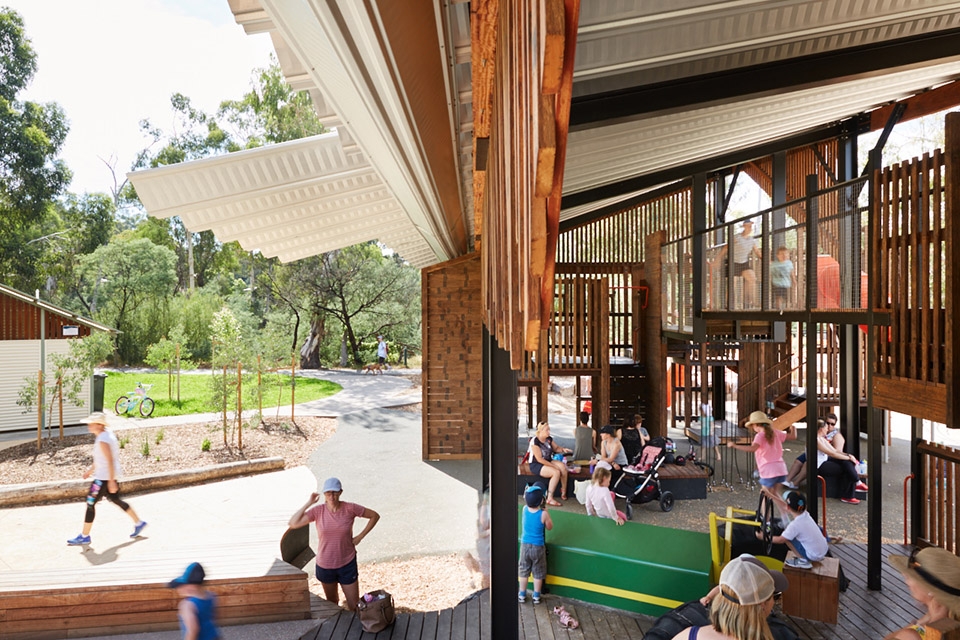 eltham north playground by gardiner architects
