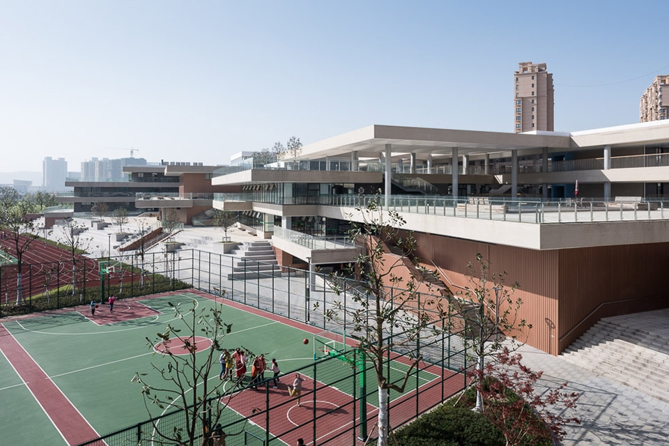 experimental primary school of suzhou science and technology town china by atelier z d plus studio