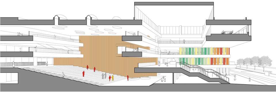 experimental primary school of suzhou science and technology town china by atelier z d plus studio