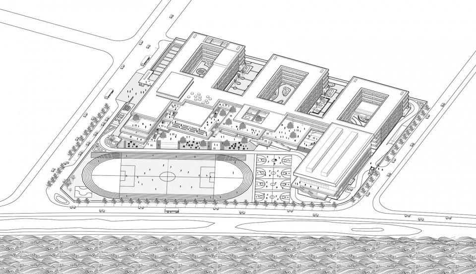 experimental primary school of suzhou science and technology town china by atelier z d plus studio