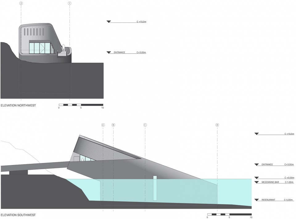 snohetta completes under europes first underwater restaurant