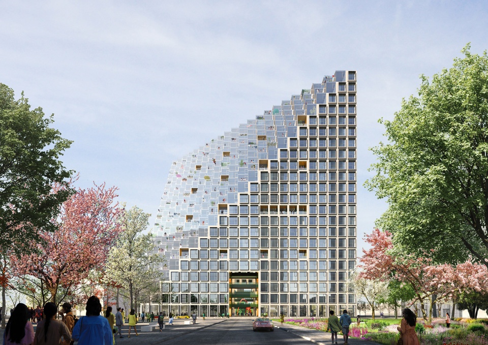 oma chris van duijns xinhu hangzhou prism breaks ground