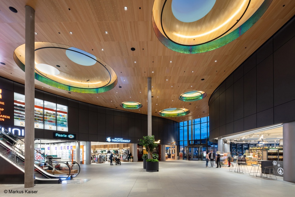 shopping mall wez das weststeirische einkaufszentrum by behf architects