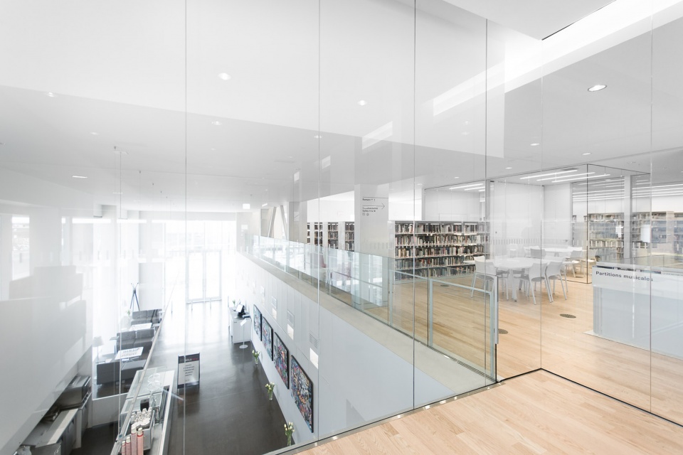 saul bellow library by chevalier morales architectes