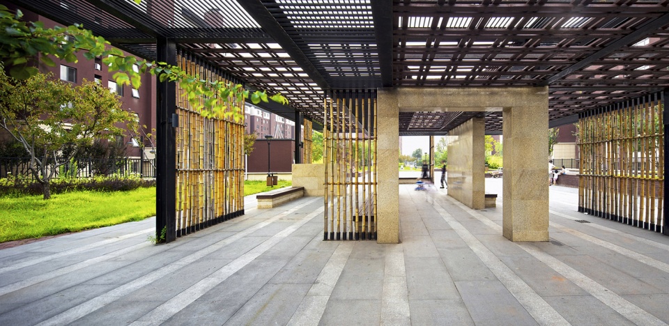 low cost resettlement community ecological landscape construction by china architecture design and research group