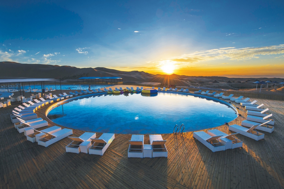 xiangshawan desert lotus hotel china by plat asia