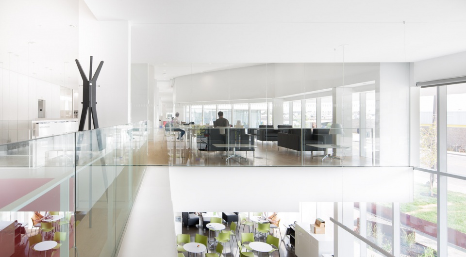 saul bellow library by chevalier morales architectes