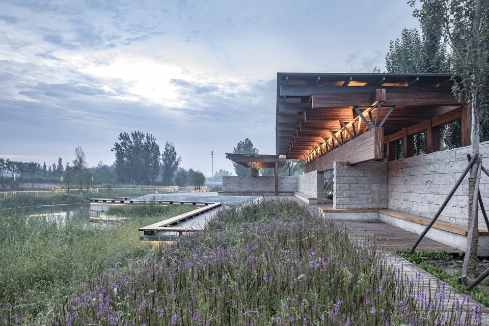 Beam Pavilion yzscape