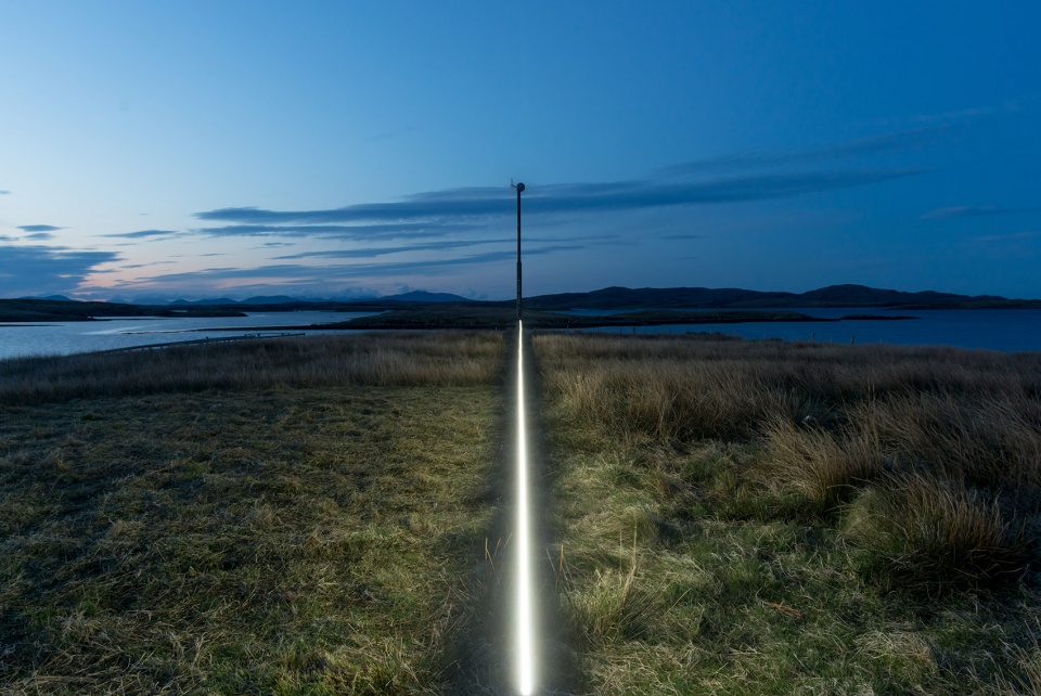 interactive site specific light installation by pekka niittyvirta timo aho