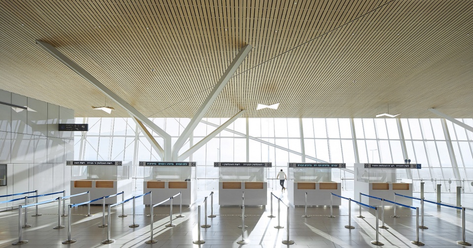 ilan and asaf ramon international airport by amir mann ami shinar architects and planners moshe zur architects
