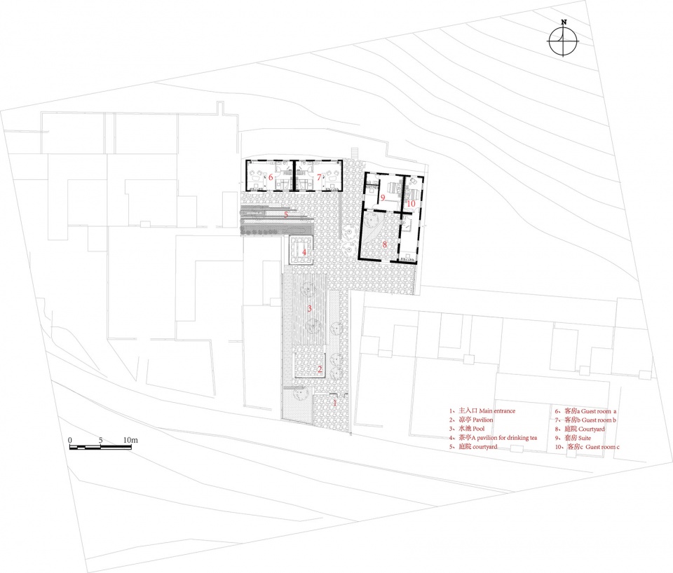 persimmon garden in wangjiatuan village china by 3andwich design he wei studio