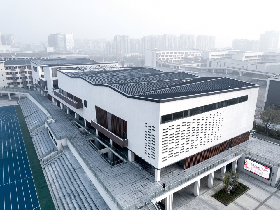 expansion of suzhou new district experimental junior high school east campus china by tus design group co ltd