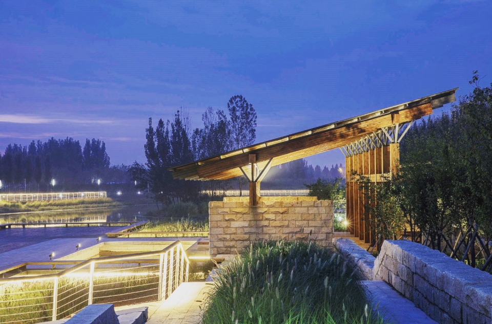 Beam Pavilion yzscape