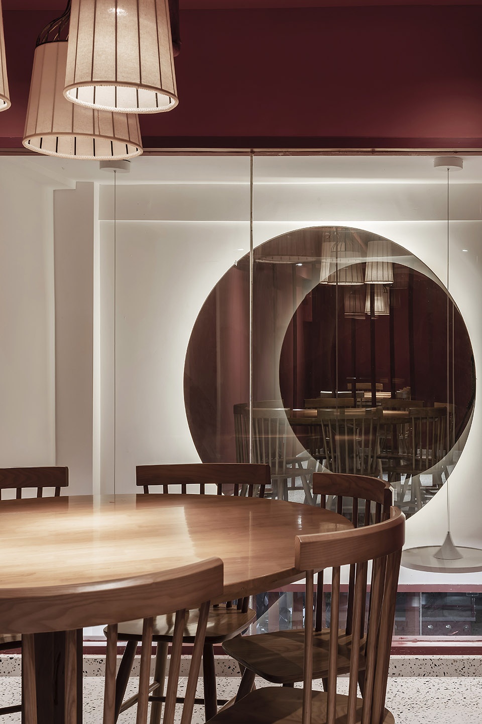 interest composition design for a crayfish restaurant china by linear arhitecture
