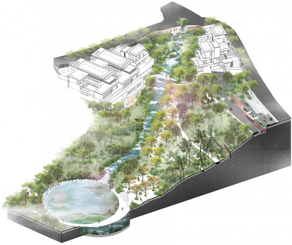 sanya forest wetland park locus associates