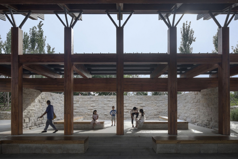 Beam Pavilion yzscape