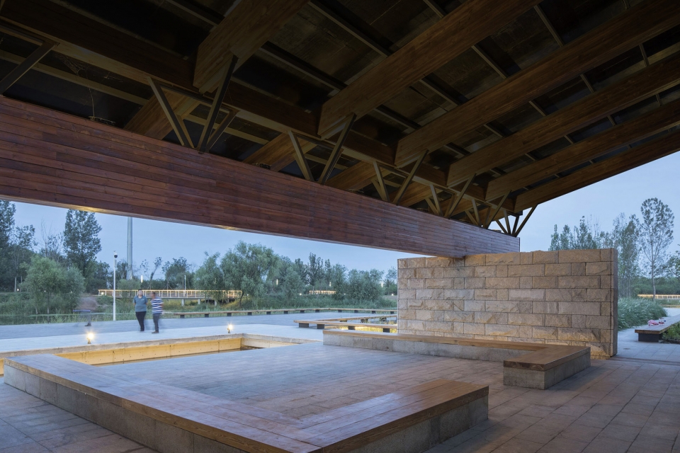 Beam Pavilion yzscape
