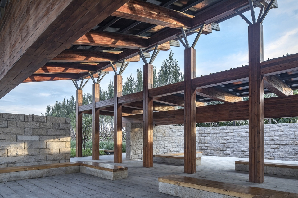 Beam Pavilion yzscape