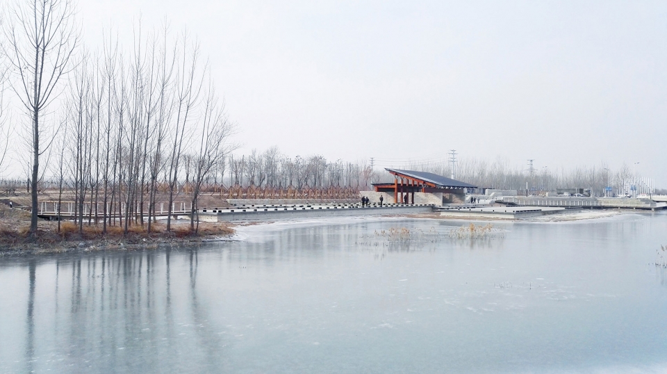 Beam Pavilion yzscape