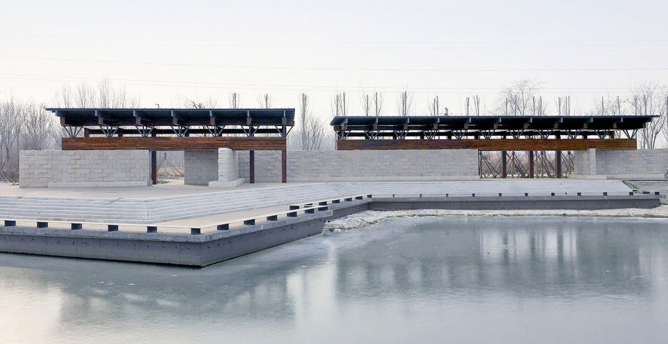 Beam Pavilion yzscape