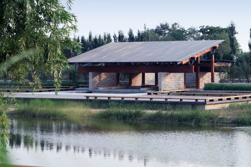 Beam Pavilion yzscape