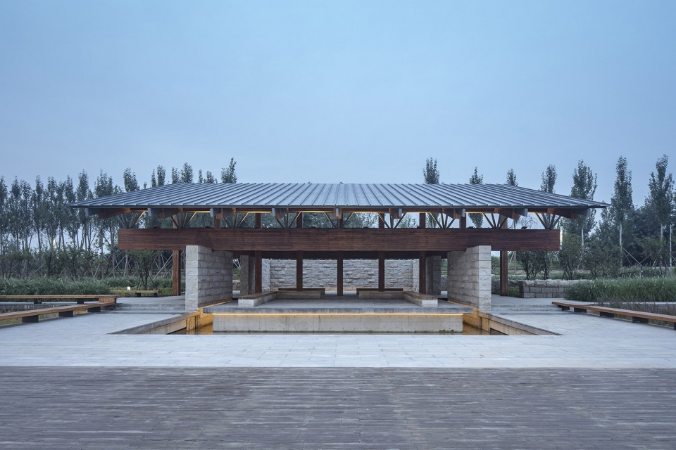 Beam Pavilion yzscape