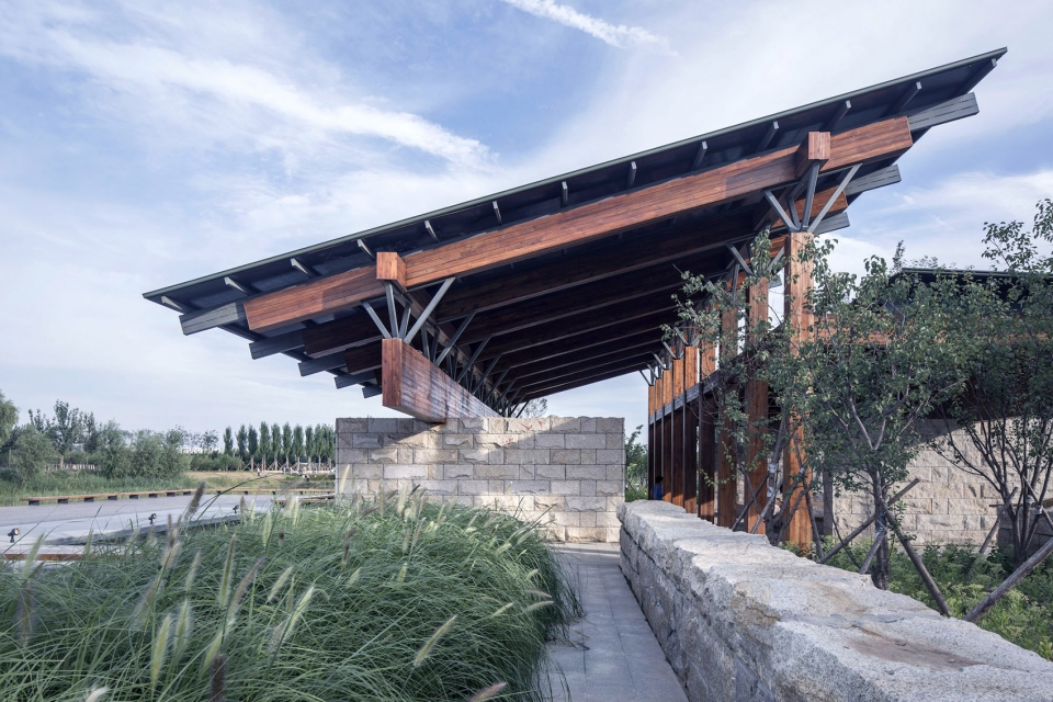Beam Pavilion yzscape