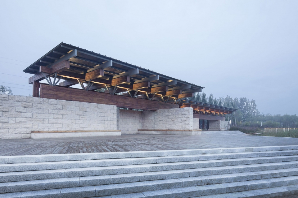 Beam Pavilion yzscape