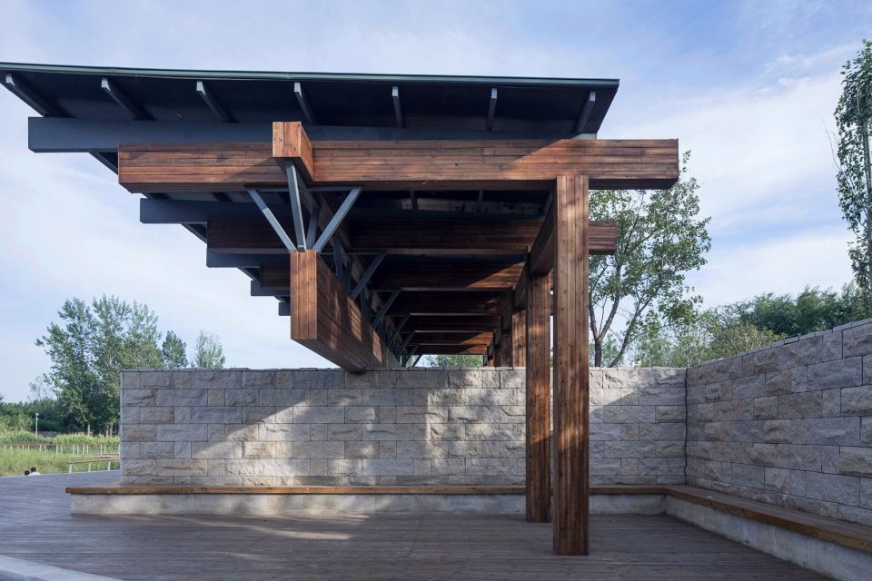 Beam Pavilion yzscape