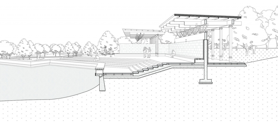 Beam Pavilion yzscape 1