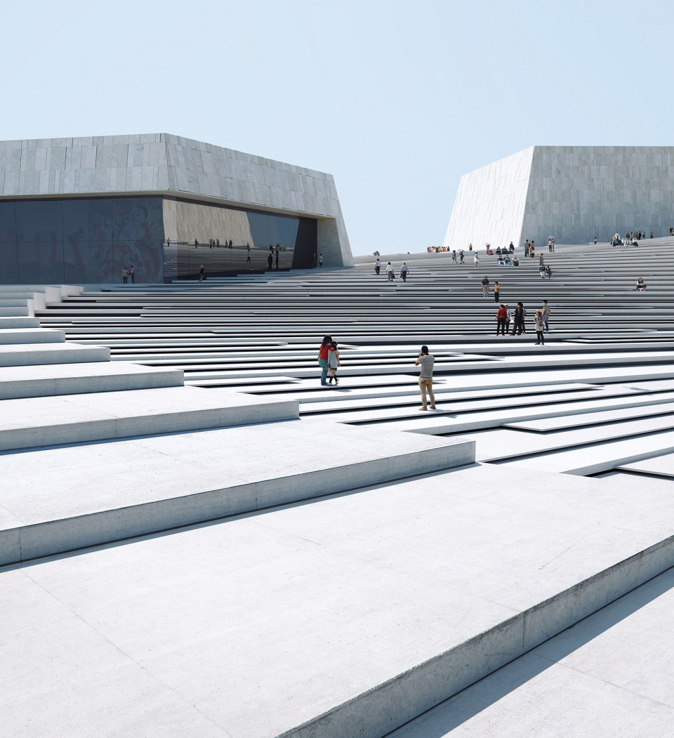 snohetta commissioned to design the shanghai grand opera house