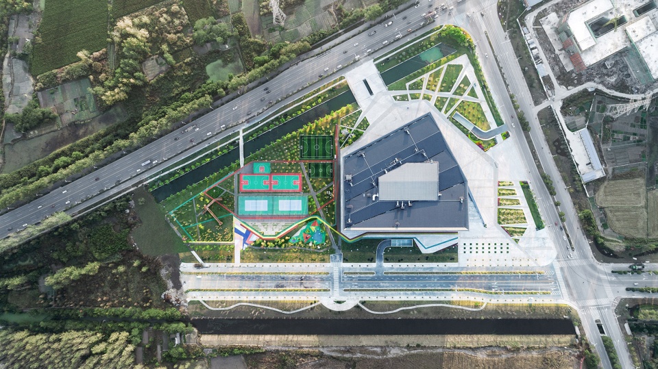 yangzhou southern sports park china by pt architecture design
