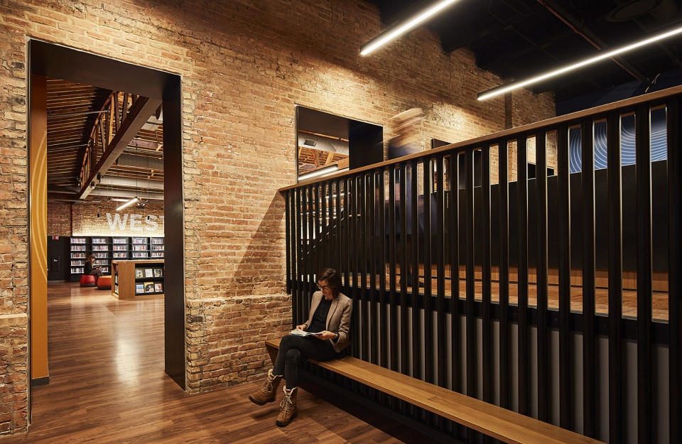 chicago public library west loop branch by som